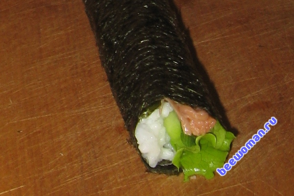 Cooking sushi (rolls) at home. Photo3 
