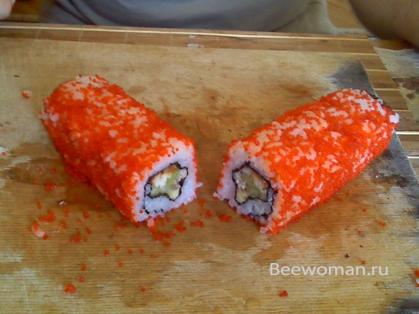 sushi roll california