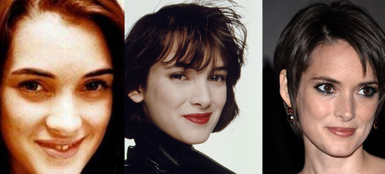 winona ryder before and after