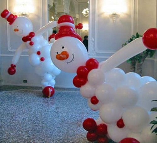 balloon snowman